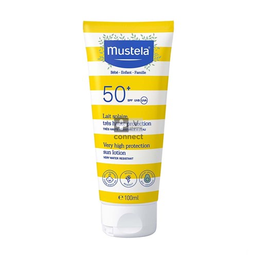 Mustela Zon Melk Heel Hoge Bescherm. Ip50+ 100ml