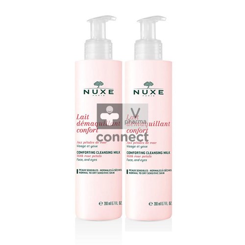 Nuxe Lait Démaquillant Confort 2 x 200 ml Prix Promo