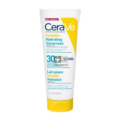 Cerave Sun Fluide Solaire Hydratant Invisible Spf30 75 ml