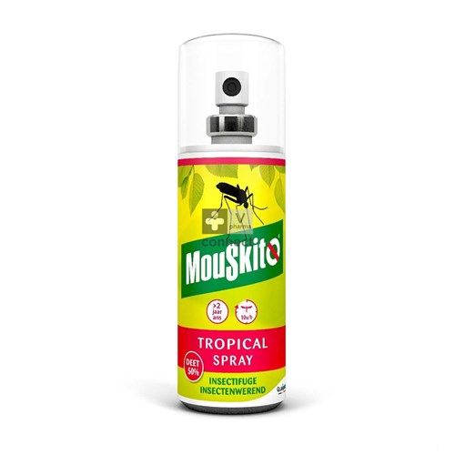 Mouskito Tropical Tropische gebieden 50% DEET 100 ml spray