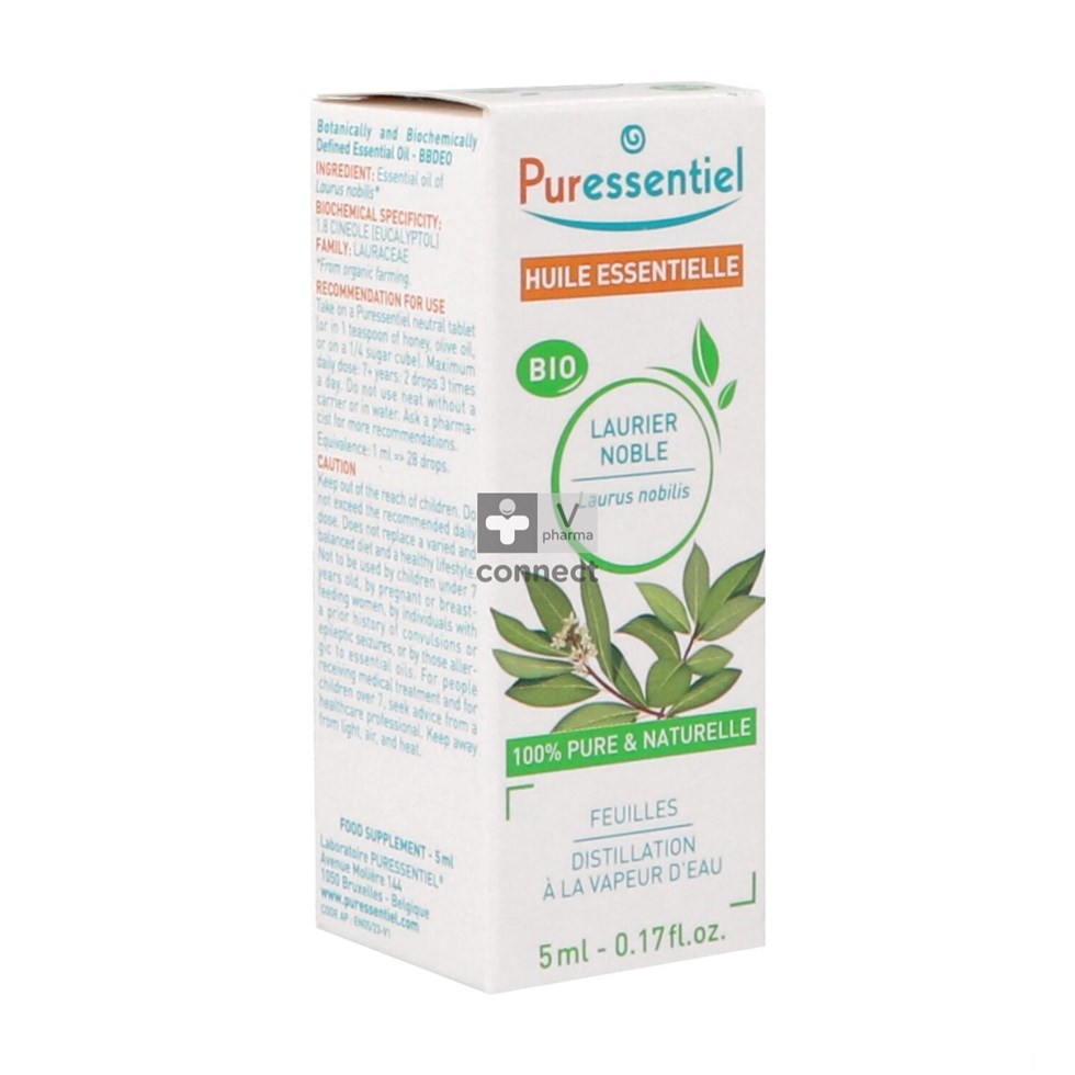 Puressentiel Laurier Noble Huile Essentielle Bio 5 ml