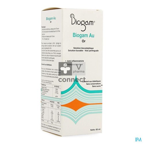 Biogam Au Fl 60ml