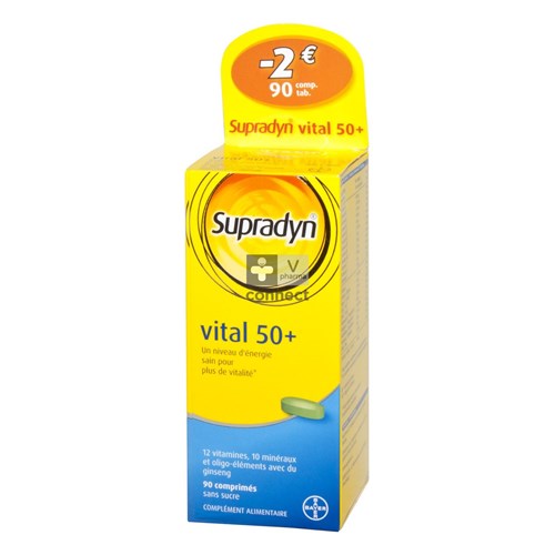 Supradyn Vital 50+  90 Comprimés Prix Promo