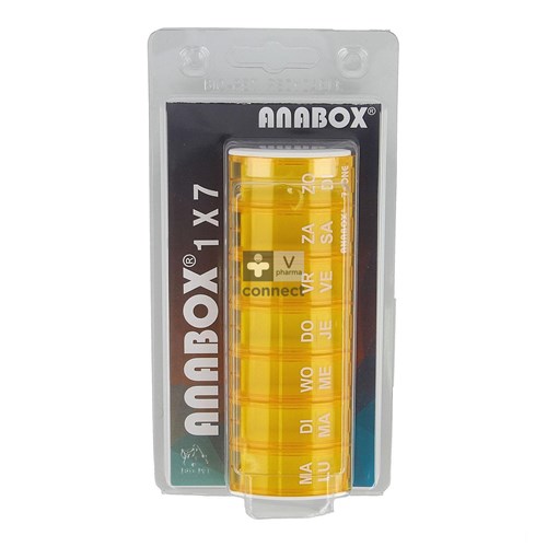 Anabox Pilulier Semaine Orange