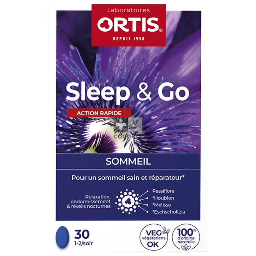 Ortis Sleep & Go 30 Comprimés