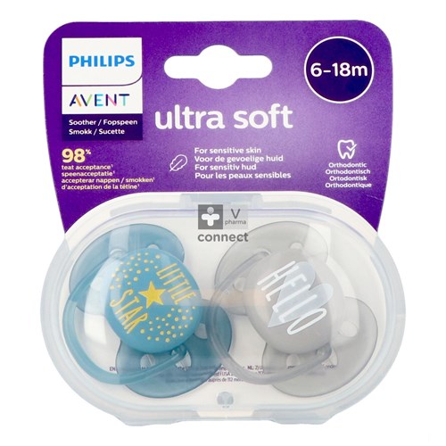 Philips Avent Fopspeen 6m+ Soft Mix