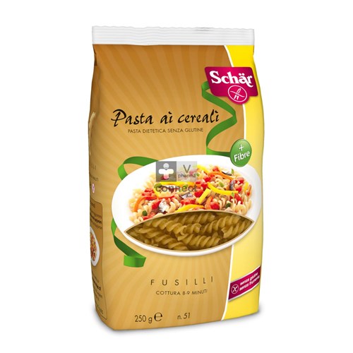 Schar Fusilli Meergranen Z/gluten250g 6273 Revogan