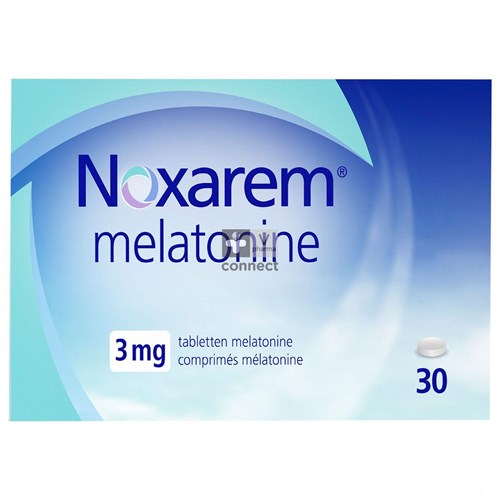 Noxarem Melatonine 3Mg 30 Comprimés