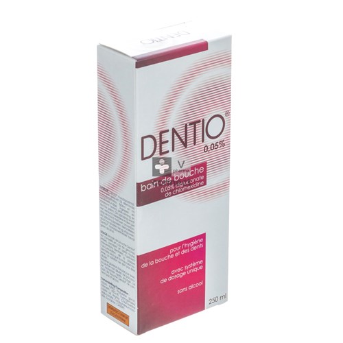 Dentio Rood 0,05% Mondspoelmiddel 250ml