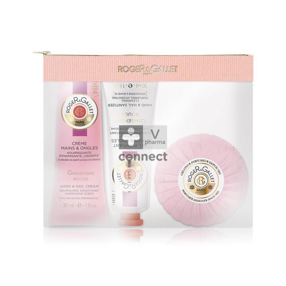 Roger&gallet Set Gember Rood Hands Beauty 3 Prod