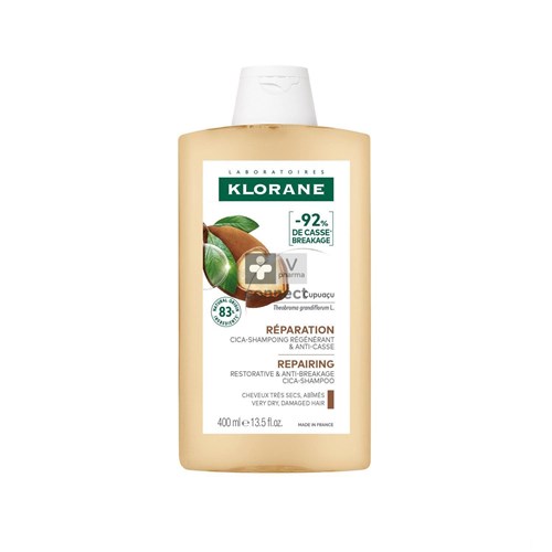 Klorane Beurre Cupuaçu Shampooing 400 ml