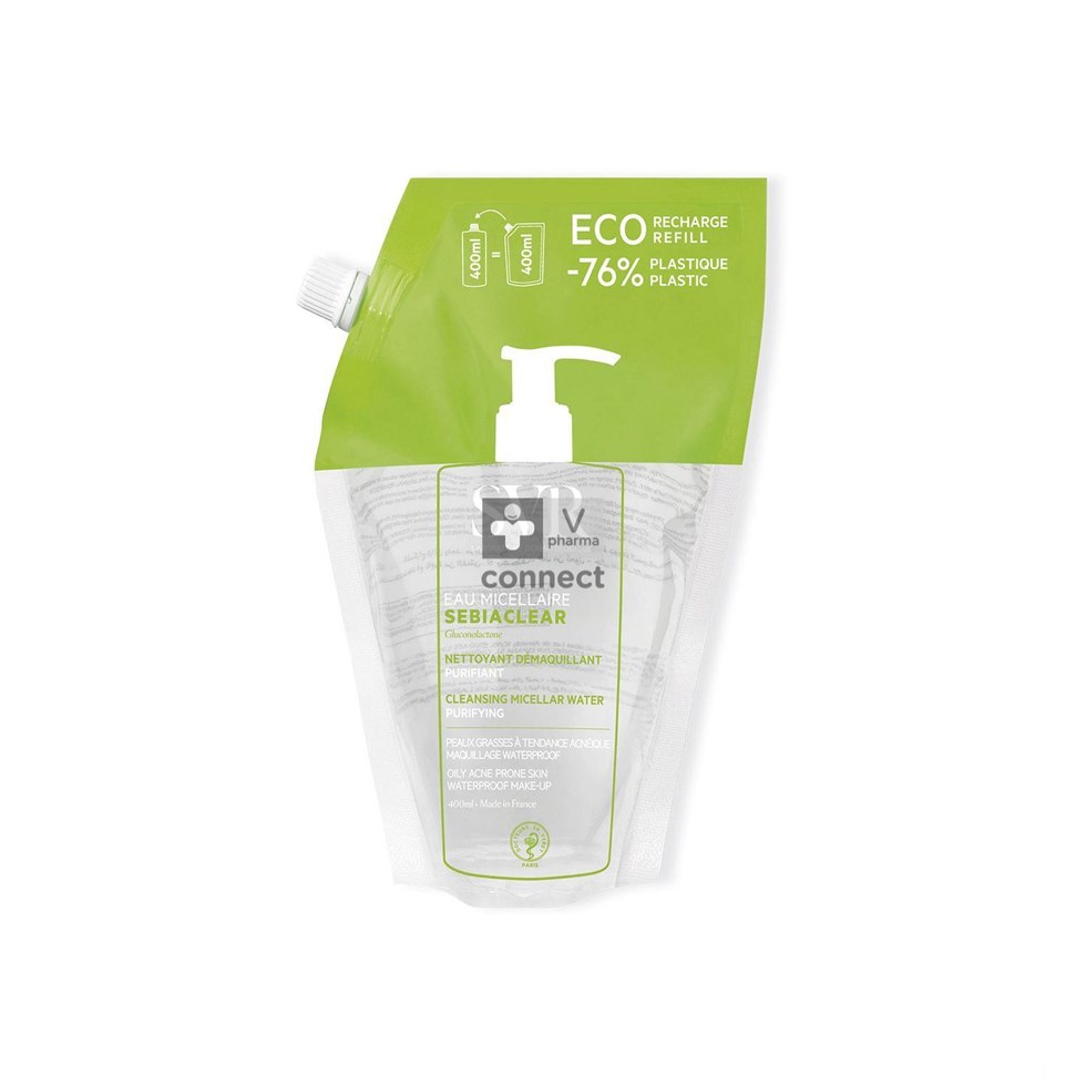 Svr Sebiaclear Eau Micellaire Recharge 400 ml
