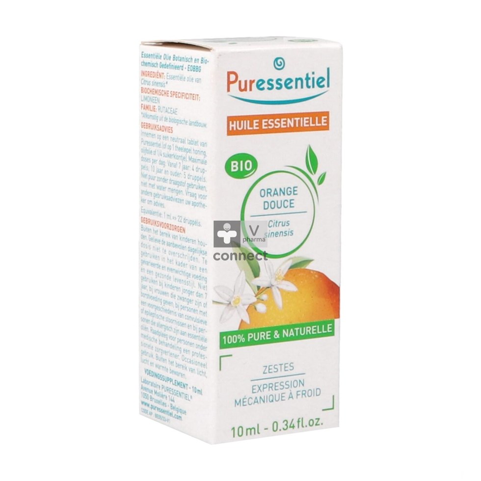 Puressentiel Orange Douce Huile Essentielle Bio 10 ml
