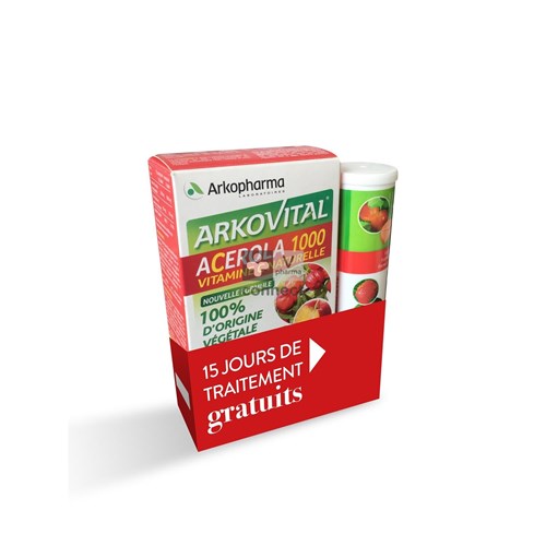 Arkovital Acerola 1000 30 tabletten + 1 tube 15 tabletten