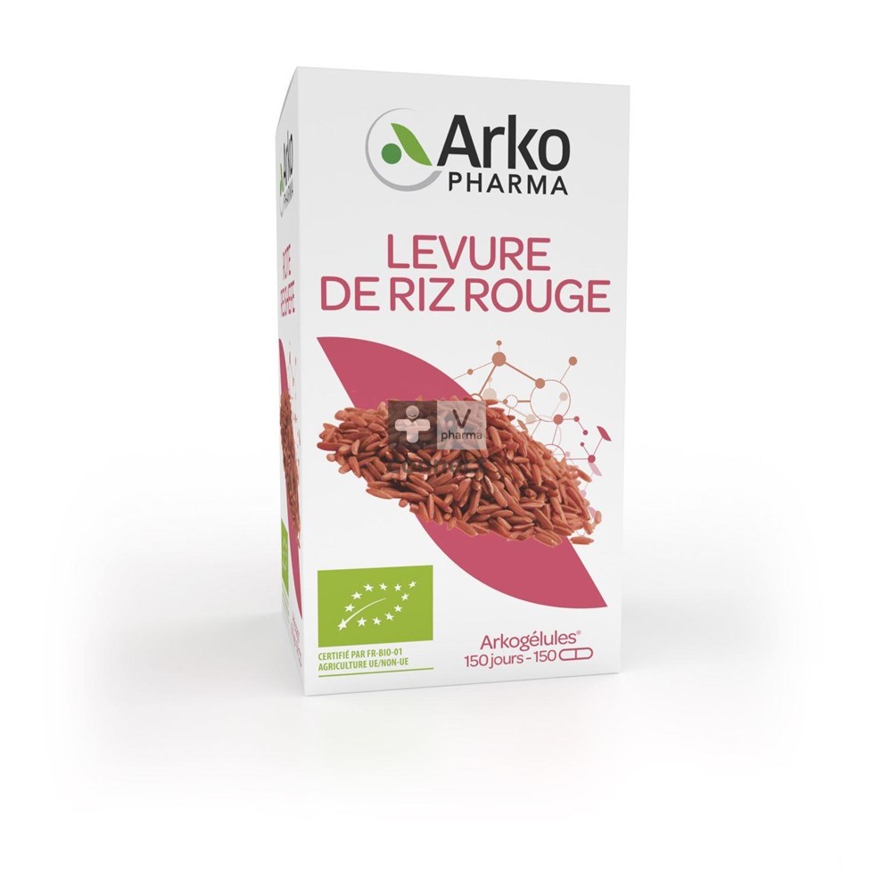 Arkocaps Rode Gist Rijst Bio Caps 150 Nf