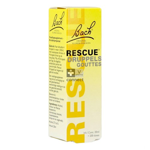 Bach Flower Remedy Rescue Gouttes 20 ml