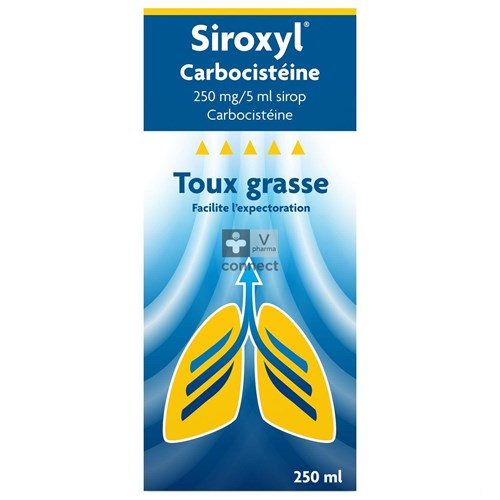 Siroxyl Carbocisteine 250mg/5ml Siroop 250ml