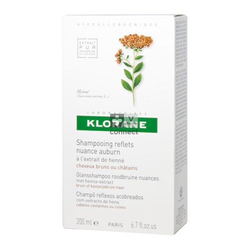 Klorane Sh Henna Roodbruine Glans 200ml