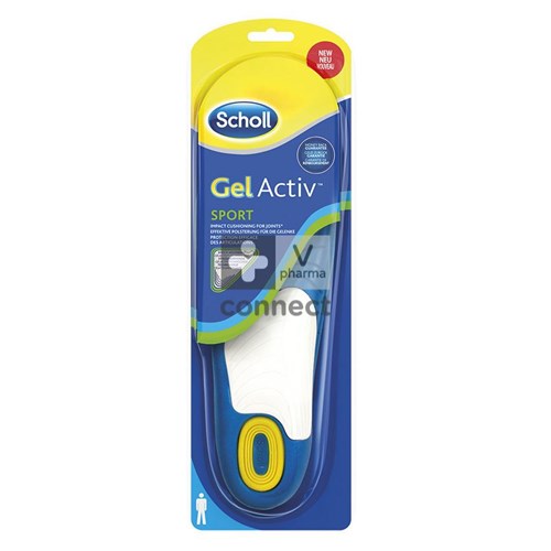 Scholl Gel Activ Sport Men Semelles Confort 1 Paire