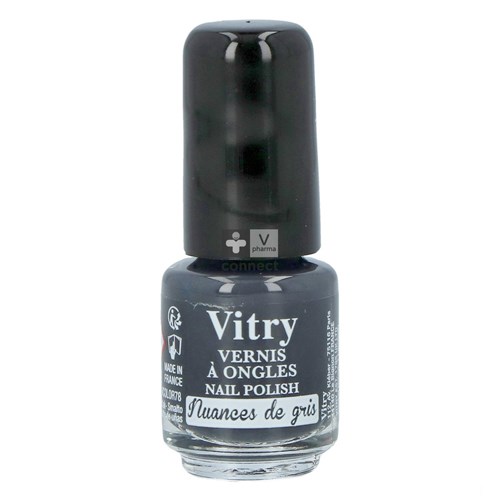 Vitry Vernis à Ongles Nuances de Gris 4 ml