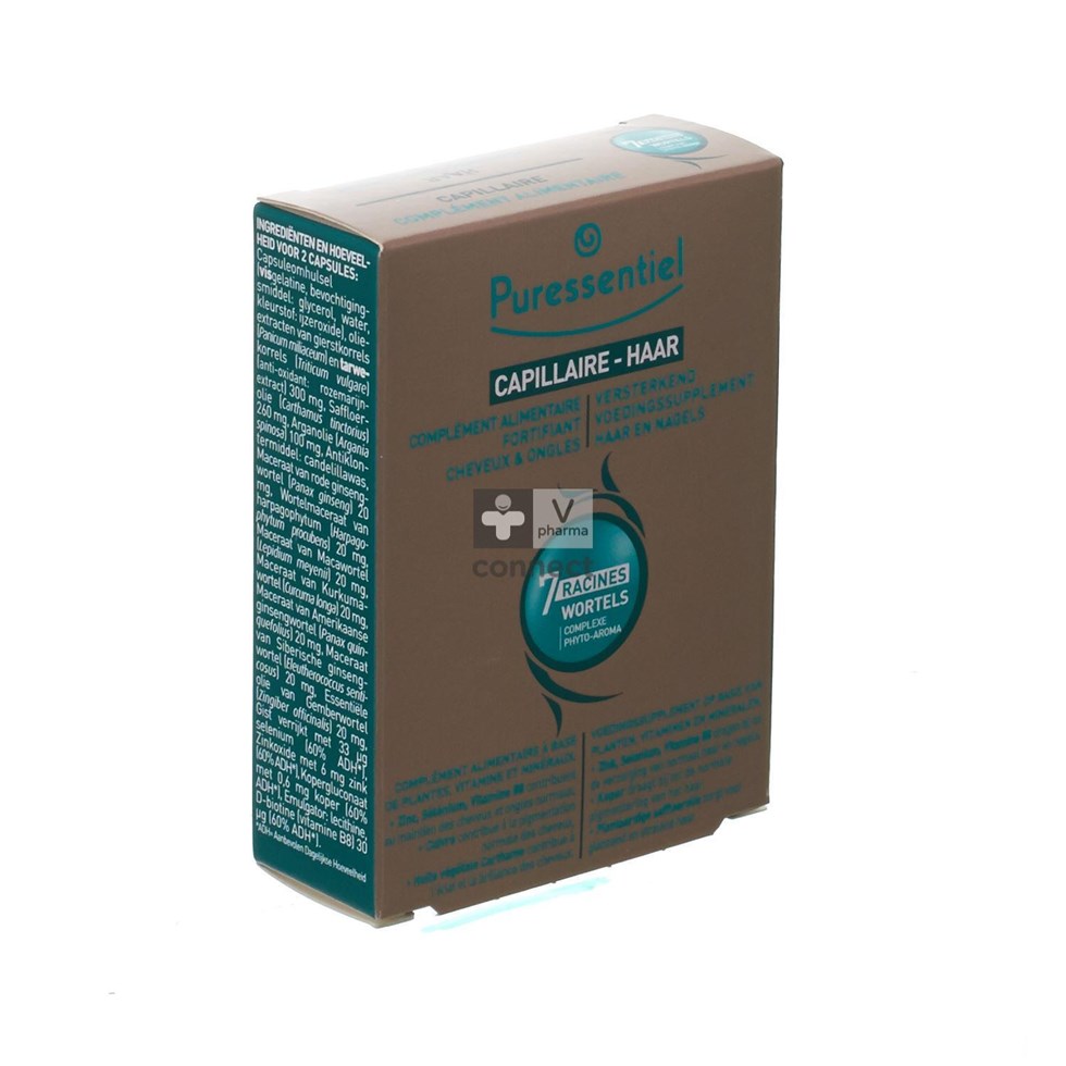 Puressentiel Haar & Nagels Versterkend Caps 30