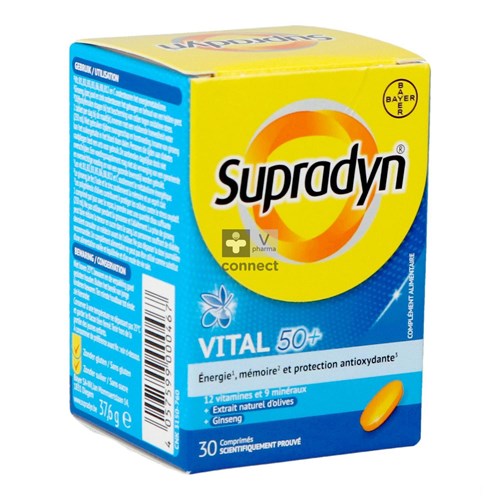 Supradyn Vital 50+ 30 Comprimes