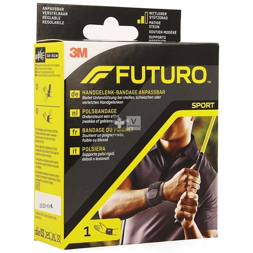 Futuro Polsbandage 46378, Zwart, Aanpasbaar