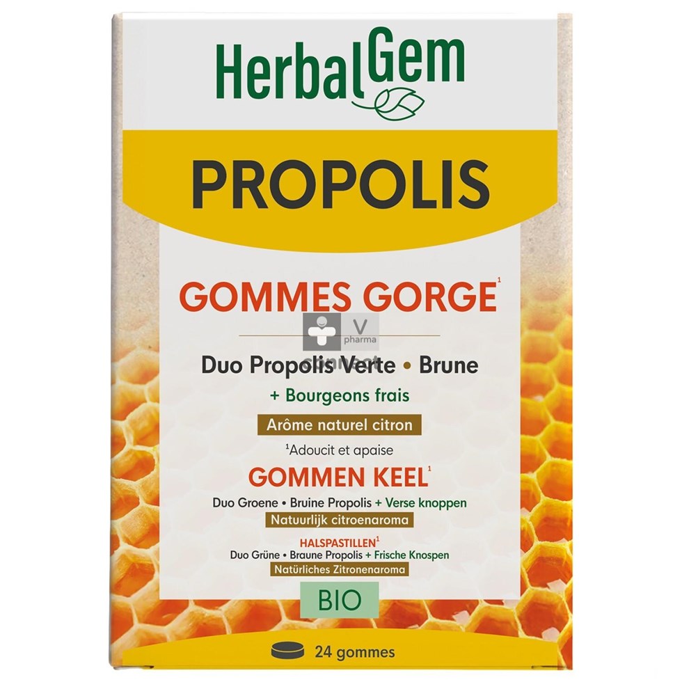 Herbalgem Propolis LS Bio 24 Gommes