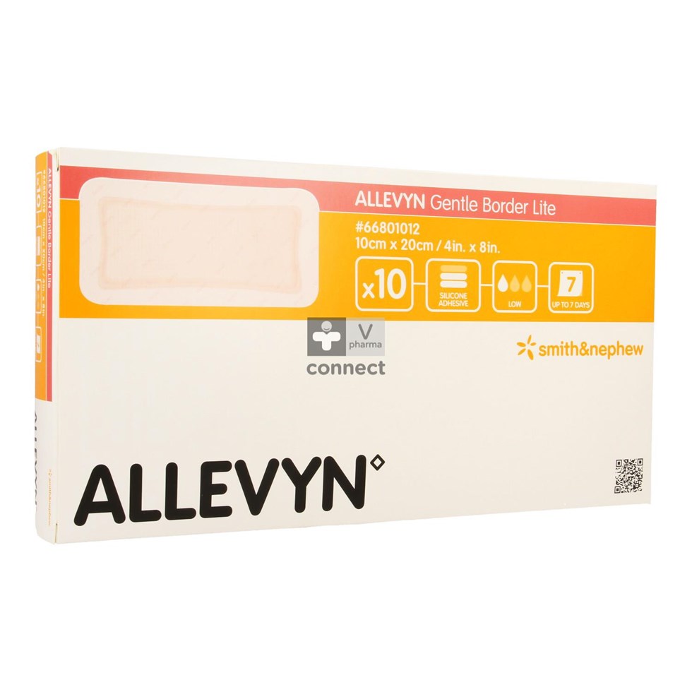 Allevyn Gentle Border Lite 10,0x20,0cm 10 66801012