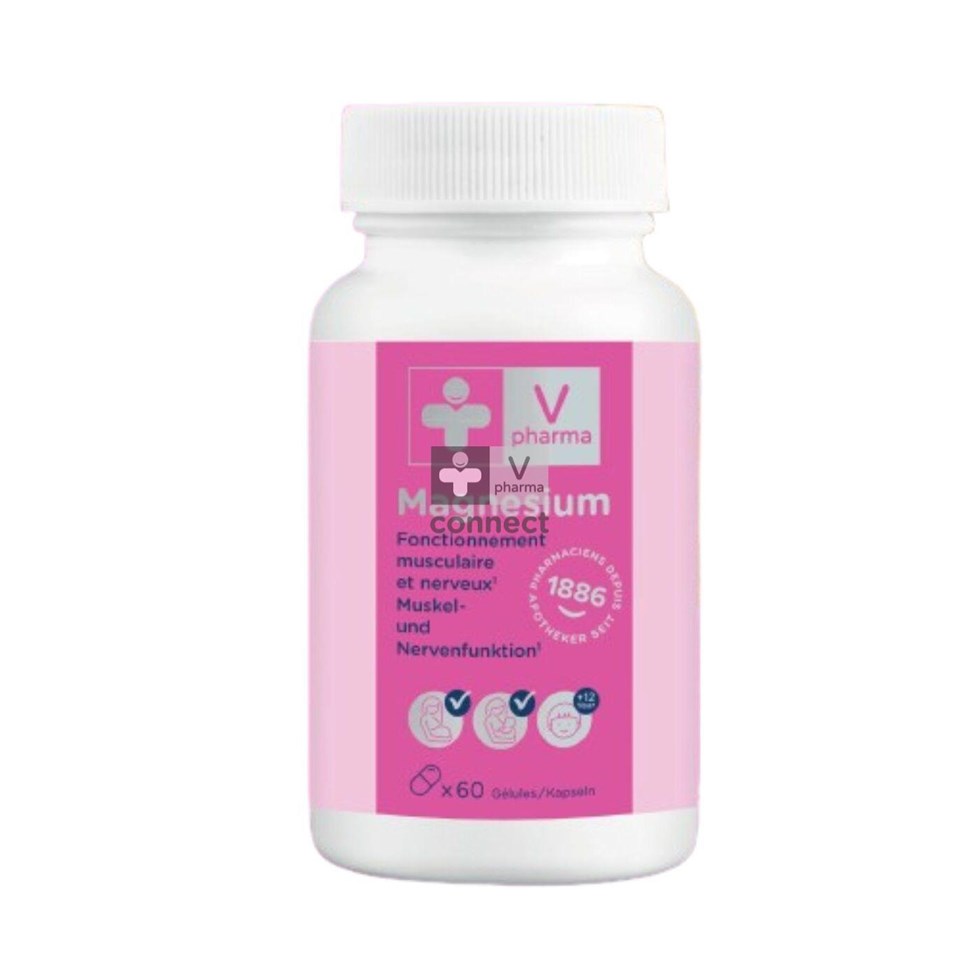 Vpharma Nutrition Magnesium 60 gélules