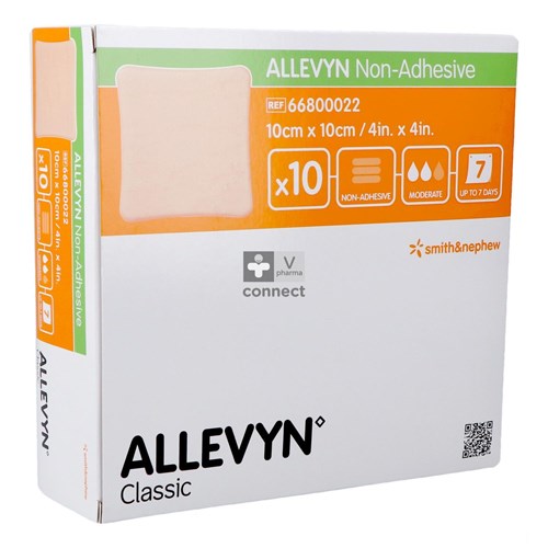 Allevyn Non Adh Verb Hydrocel. 10x10cm 10 66800022