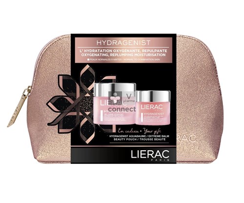 Lierac Coffret Hydragenist Gel Crème + Aquabaume 30 ml + Trousse