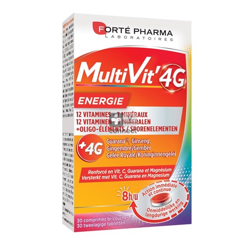 Forte Vitalite 4G Multivitamine Energie Comp. 30