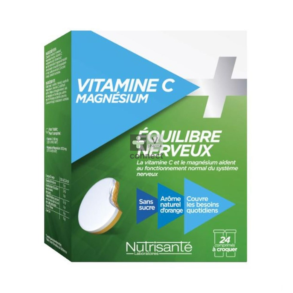 Vitamine C+magnesium Kauwtabl Tube 2x12
