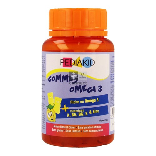 Pediakid Omega 3 60 Gommes à Mâcher