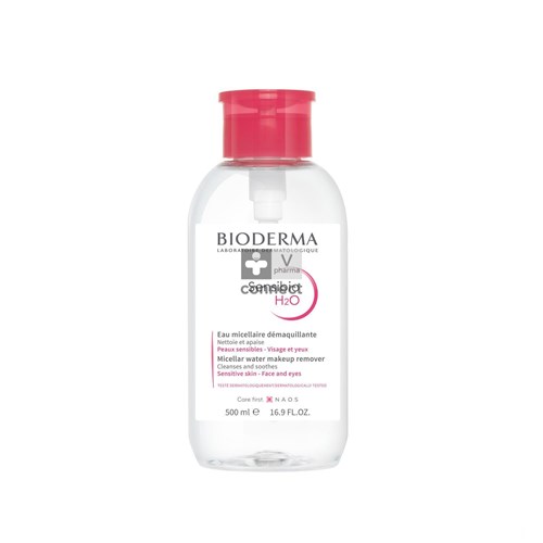 Bioderma Sensibio H2O Solution Micellaire Flacon Pompe 500 ml