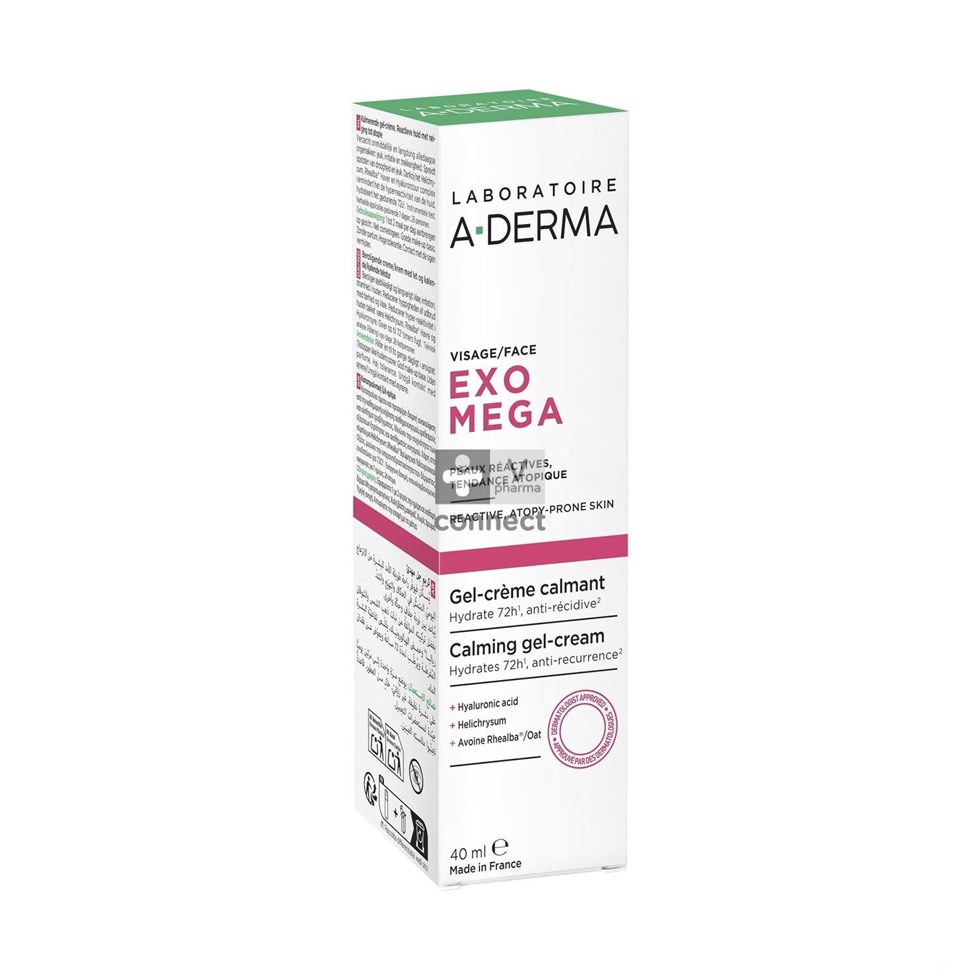 Aderma Exomega Visage Gel-Creme  40Ml