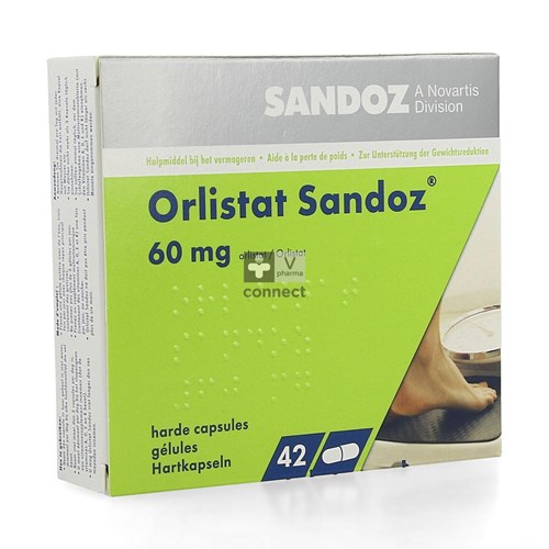 Orlistat Sandoz 60 Mg 42 Capsules