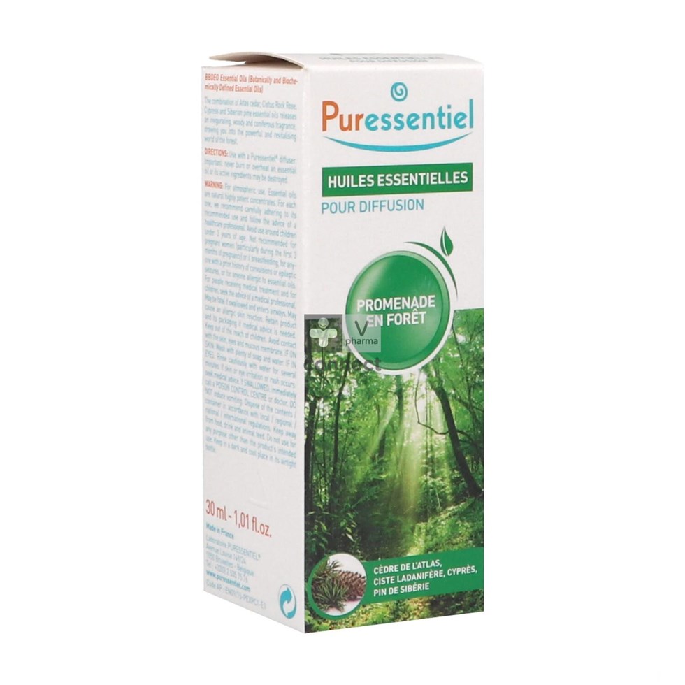 Puressentiel Diffusion Promenade en Forêt Huile Essentielle 30 ml