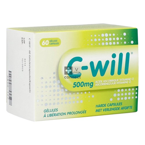 C Will 500 Mg 60 Gélules