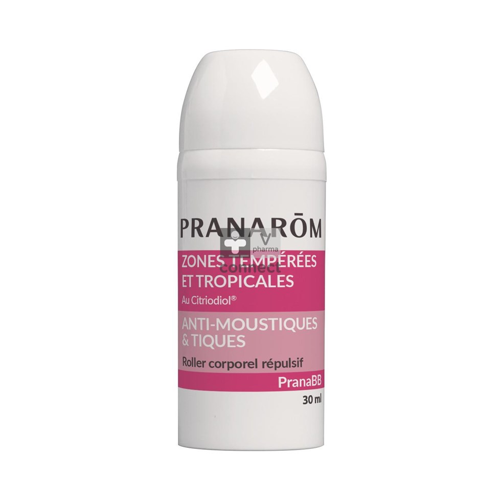 Pranarom Pranabb Anti-Moustique 30 ml+ soin apaisant après-piqures 15 ml