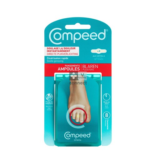 Compeed Pansement Ampoules Orteil 8 Pieces