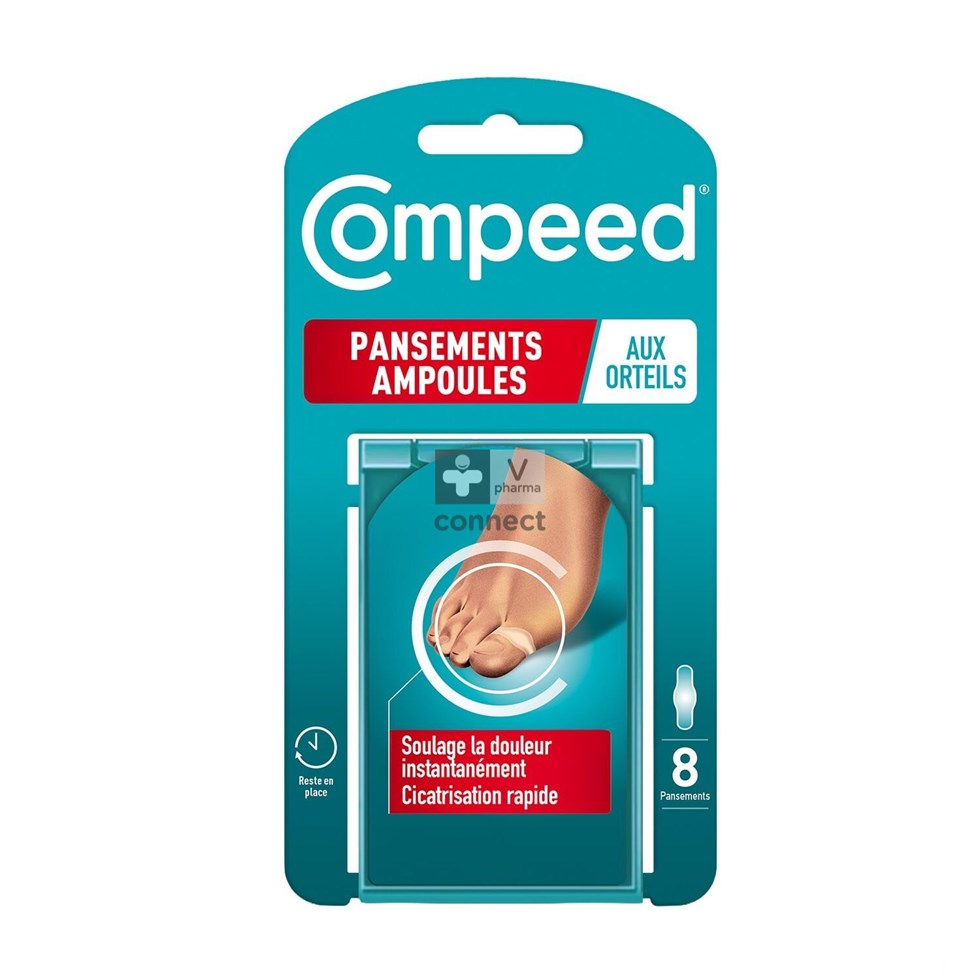 Compeed Pansement Ampoules Orteil 8 Pieces