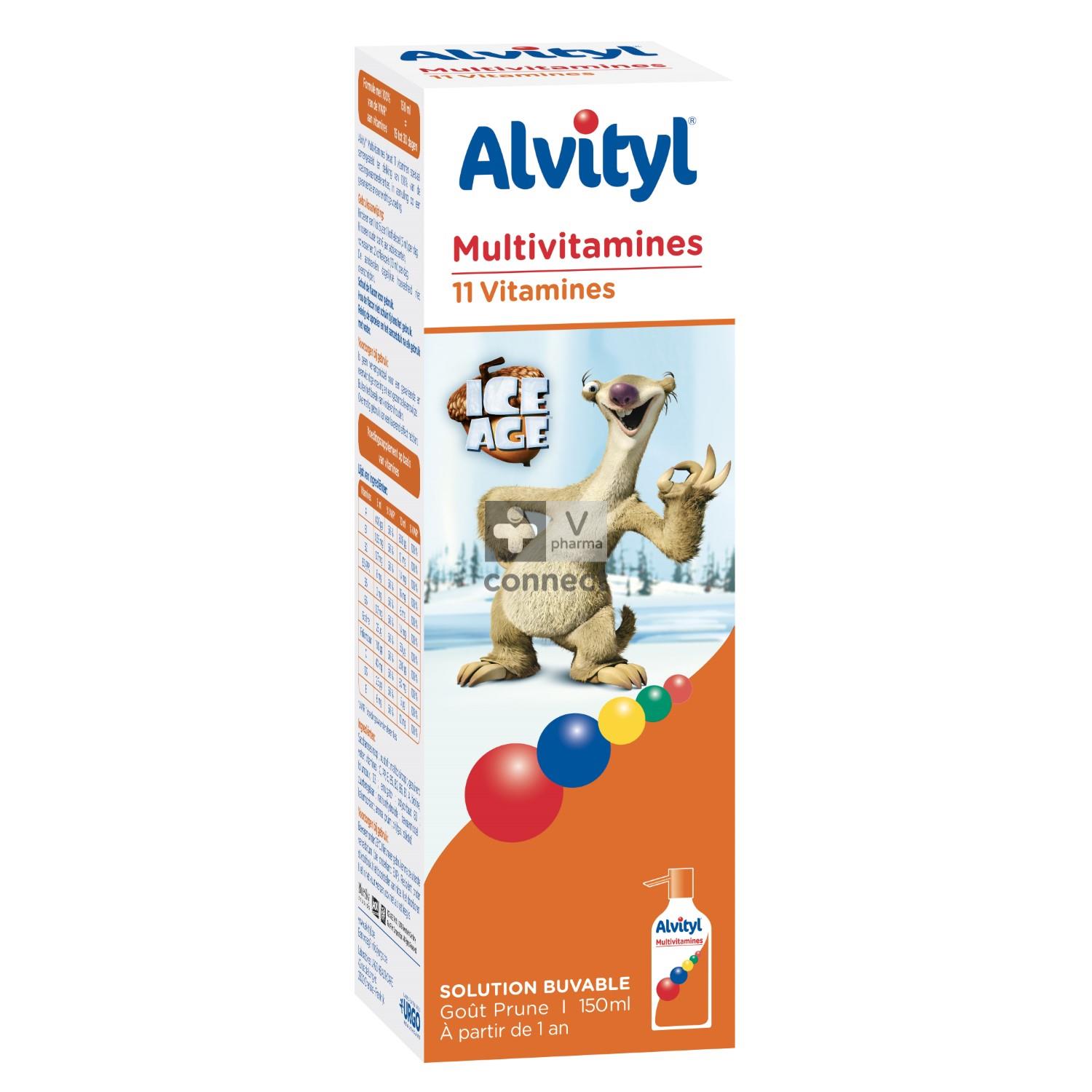 ALVITYL MULTIVITAMINES SIROP 150 ML - Multivitamines - Pharmacie de  Steinfort