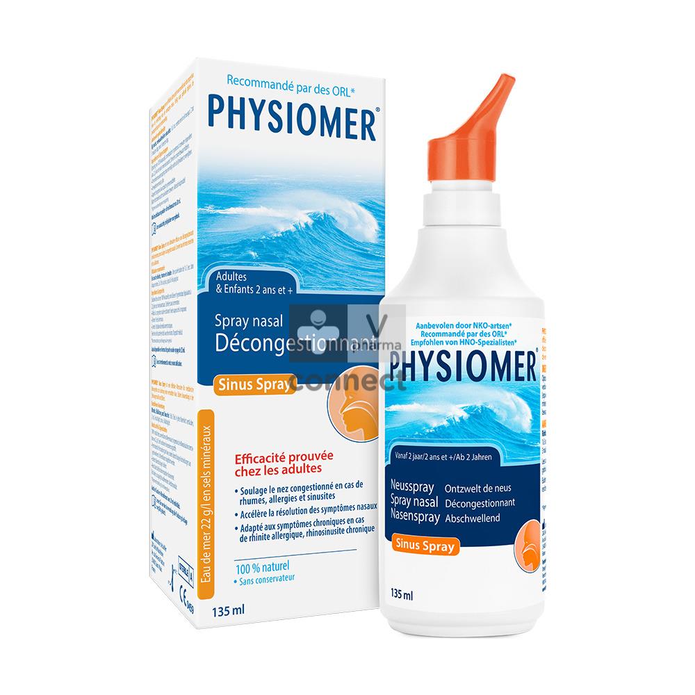 Physiomer Hypertonique Nez Bouché 135 ml