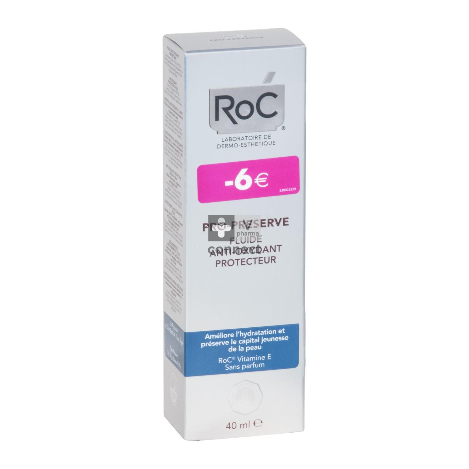 Roc ProPreserve Fluide Antioxydant Protecteur 40 ml Prix Promo