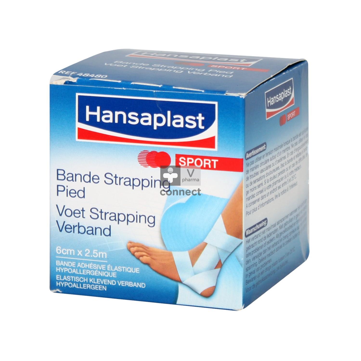 Hansaplast Bande de Strapping Pied 6 cm x 2,5 m