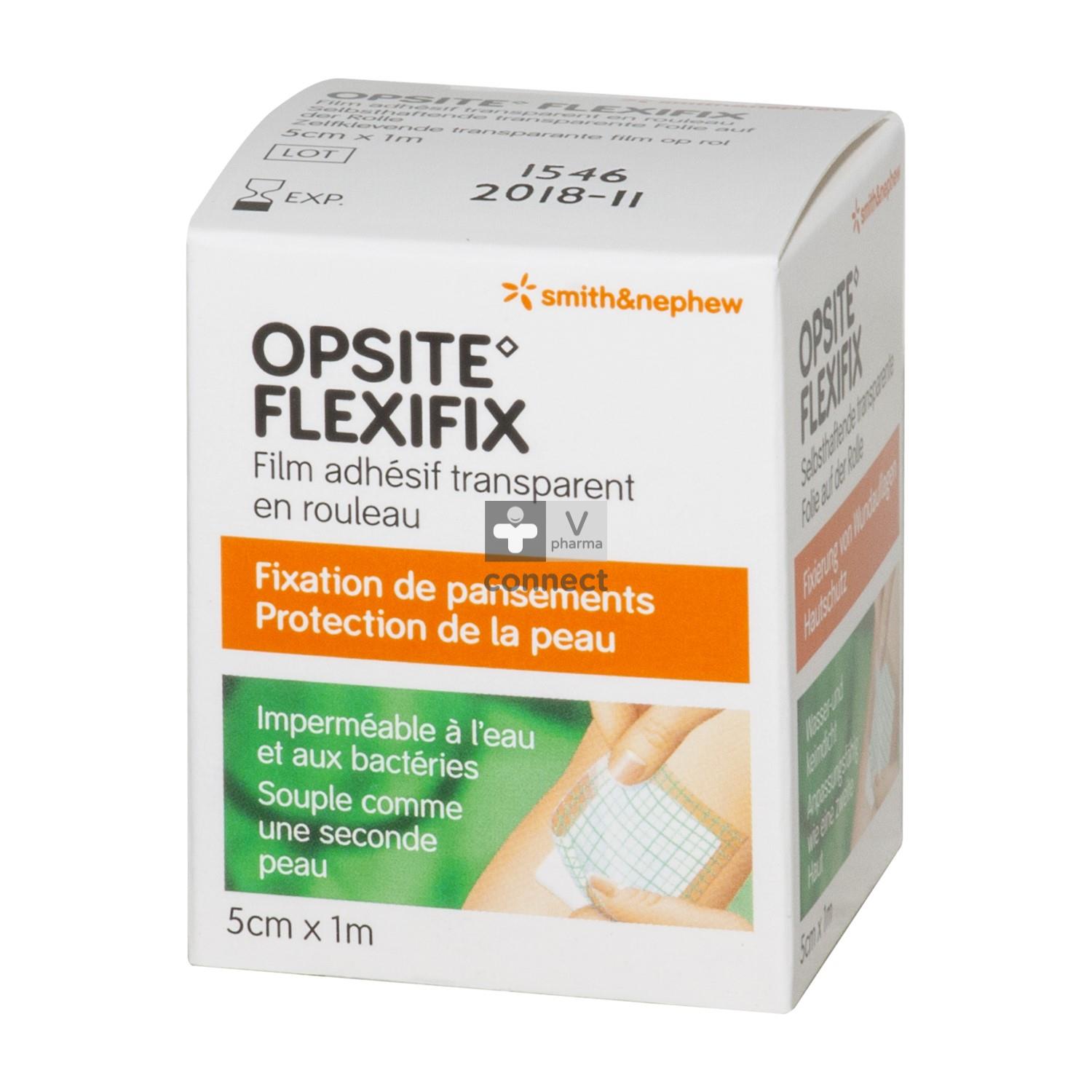 OPSITE Film adhésif transparent imperméable - Fixation des