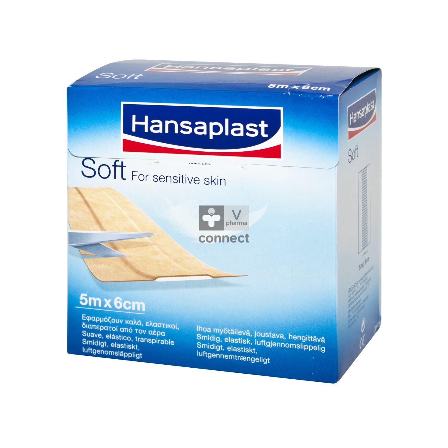 Hansaplast Soft Pleister Individ. 5mx6cm 1 234200